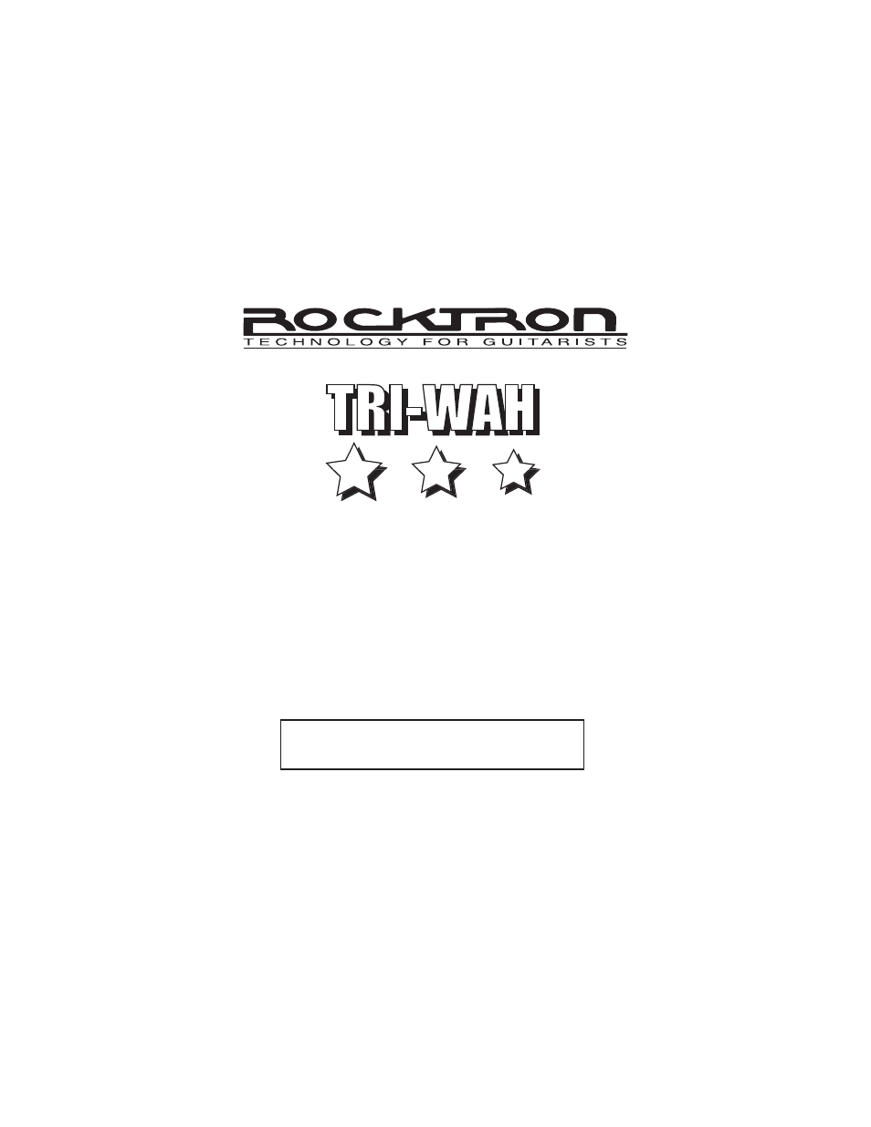 Rocktron Tri-Wah User Manual | Page 14 / 14