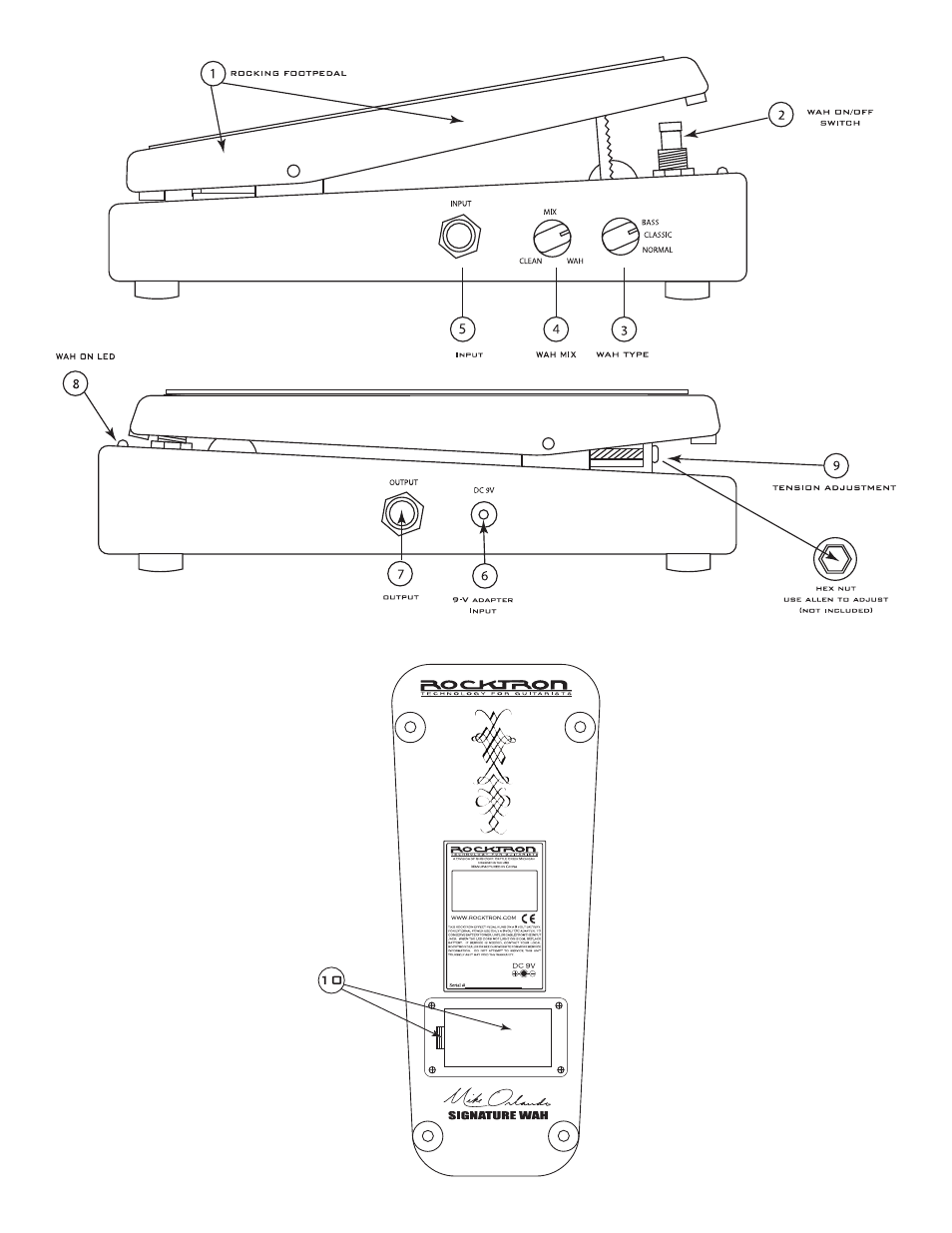 Rocktron Mike Orlando Signature Wah User Manual | Page 8 / 16