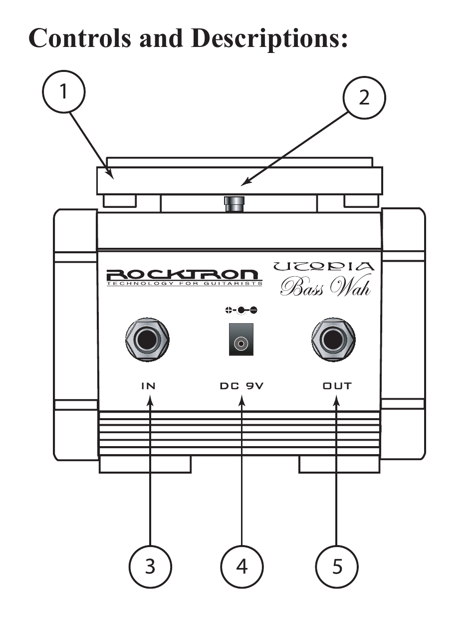 Rocktron Utopia Bass Wah User Manual | Page 7 / 12