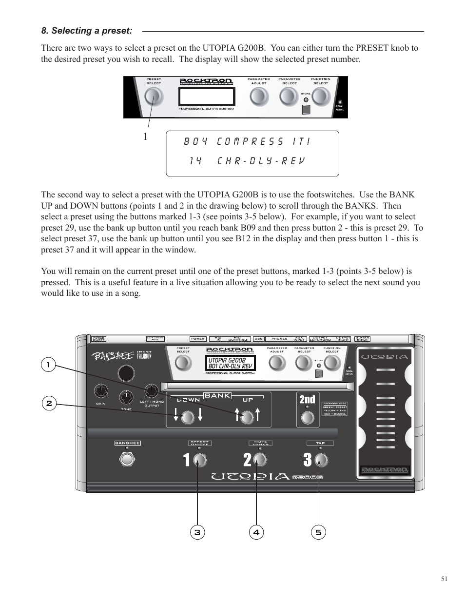 Rocktron Utopia G200B w/Banshee User Manual | Page 51 / 84