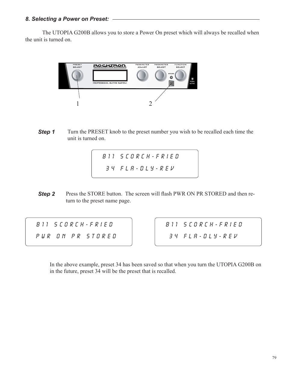 Rocktron Utopia G200B w/Banshee User Manual | Page 79 / 84