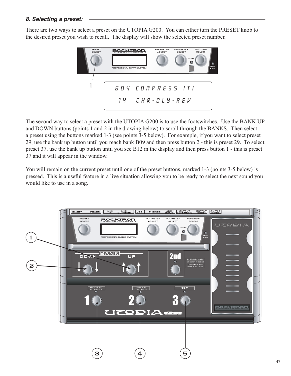 Rocktron Utopia G200 User Manual | Page 47 / 80