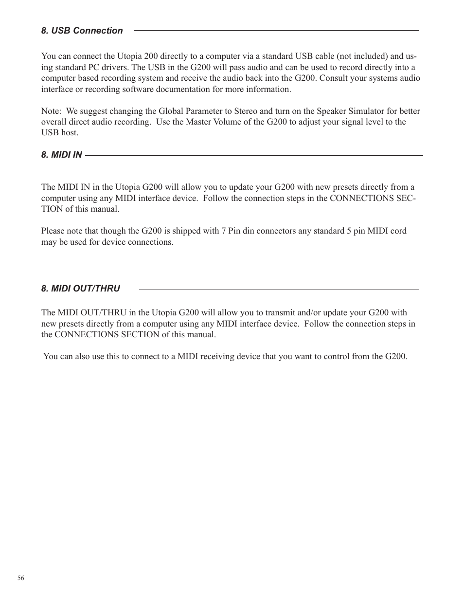 Rocktron Utopia G200 User Manual | Page 56 / 80