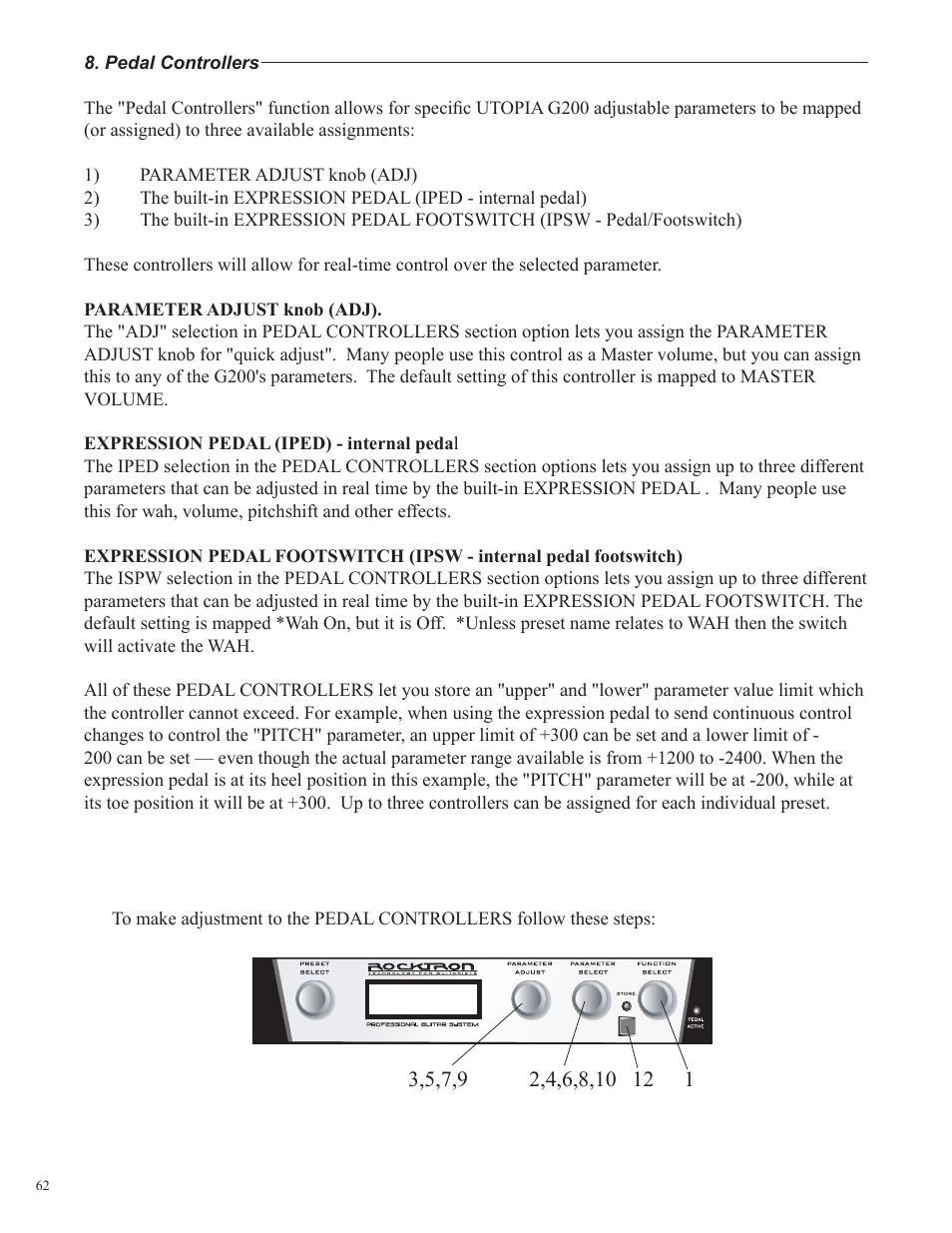Rocktron Utopia G200 User Manual | Page 62 / 80