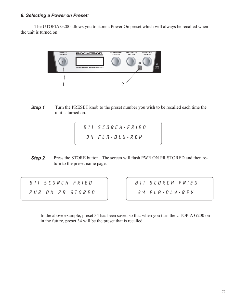 Rocktron Utopia G200 User Manual | Page 75 / 80