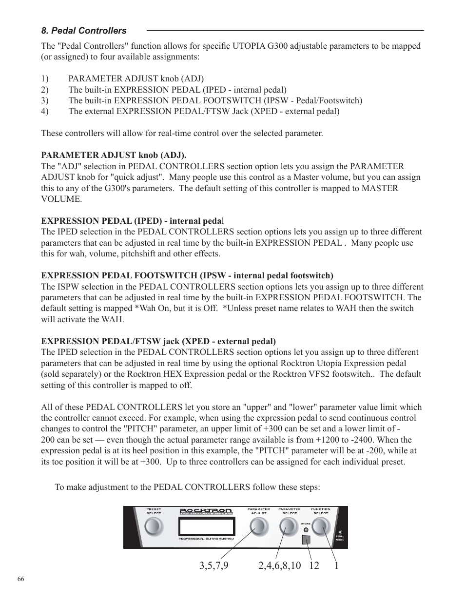 Rocktron UTOPIA G300 User Manual | Page 66 / 84