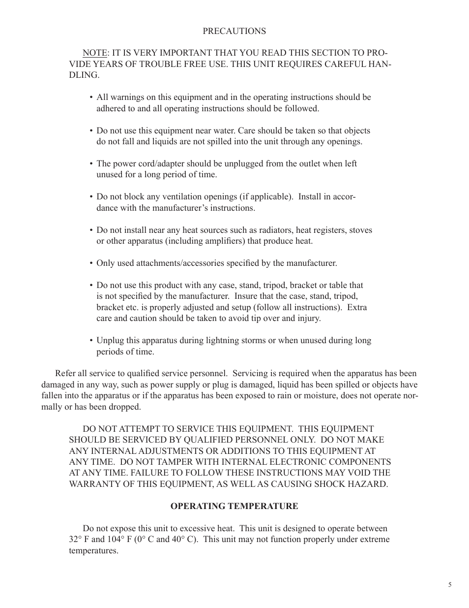 Rocktron Utopia B200 User Manual | Page 5 / 80