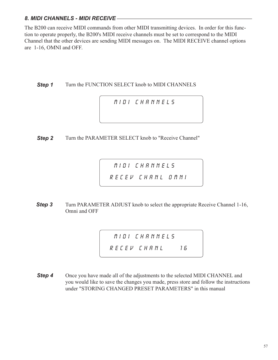 Rocktron Utopia B200 User Manual | Page 57 / 80