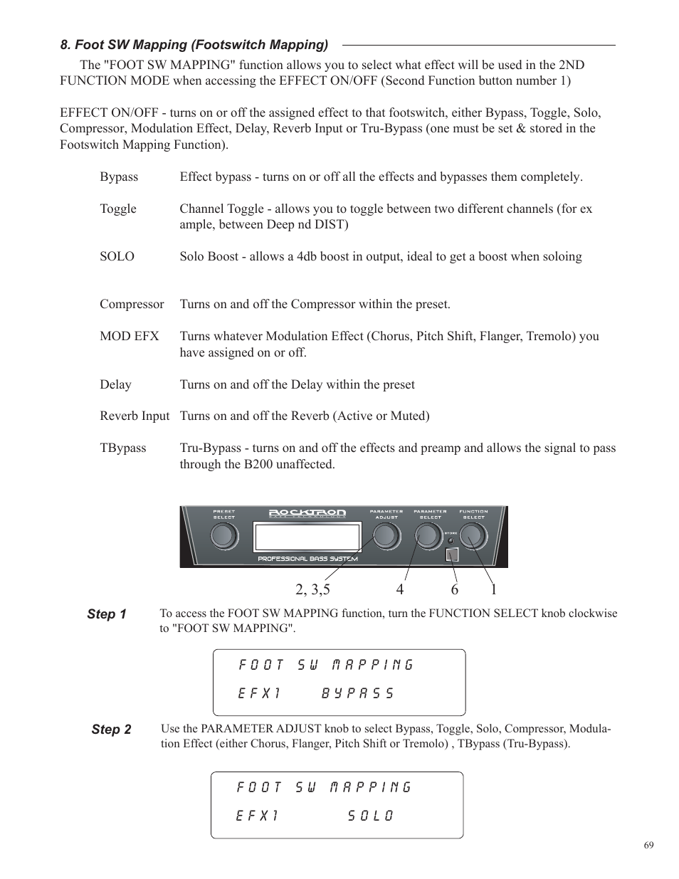 Rocktron Utopia B200 User Manual | Page 69 / 80