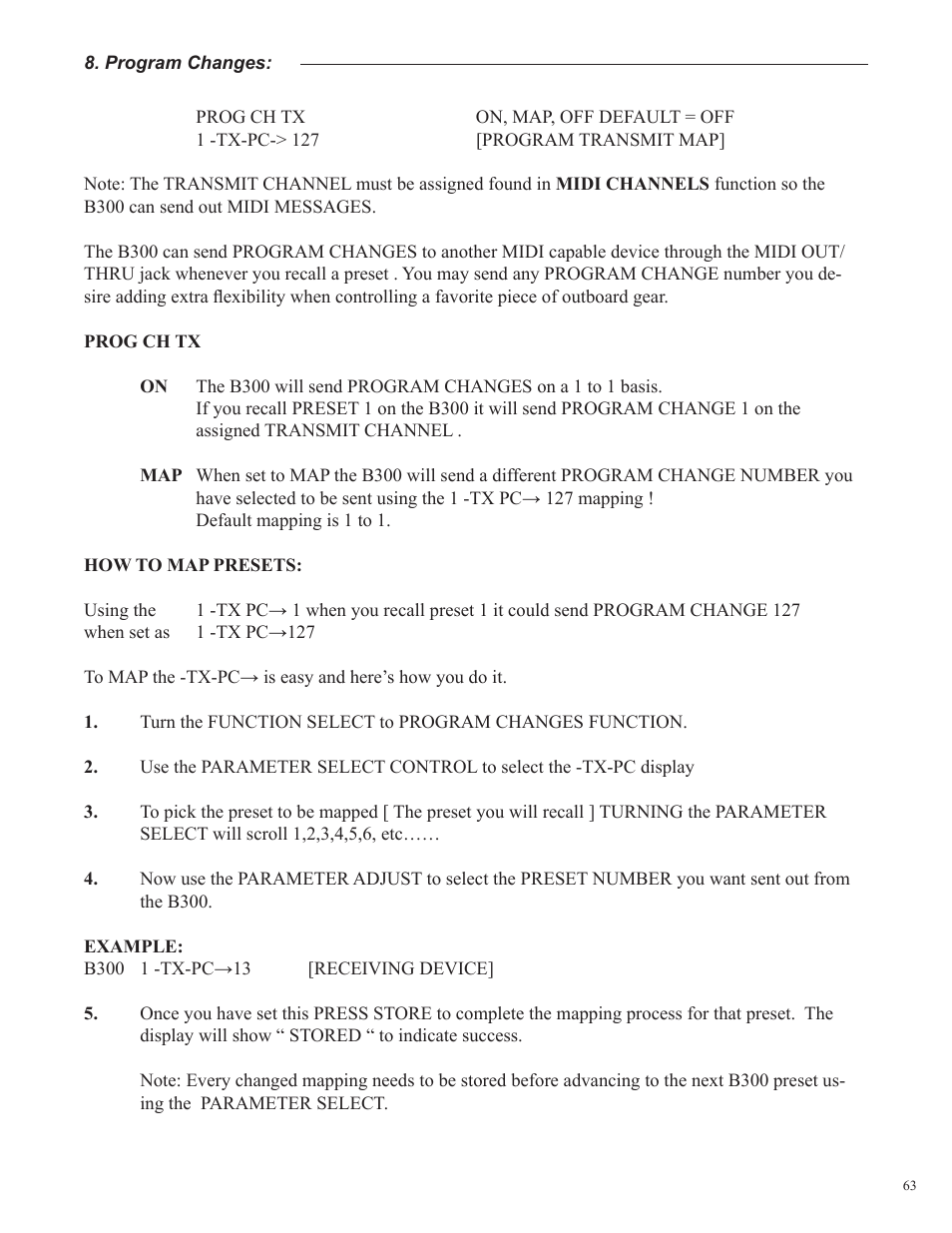 Rocktron Utopia B300 User Manual | Page 63 / 84