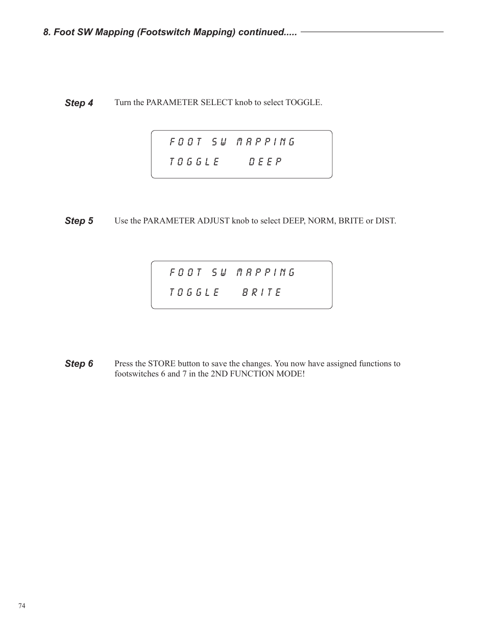 Rocktron Utopia B300 User Manual | Page 74 / 84