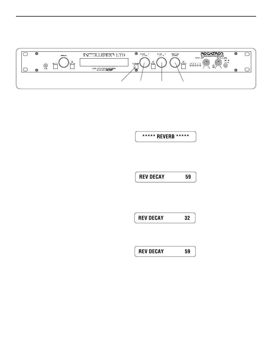 B. changing preset parameters | Rocktron Intellifex LTD User Manual | Page 40 / 60