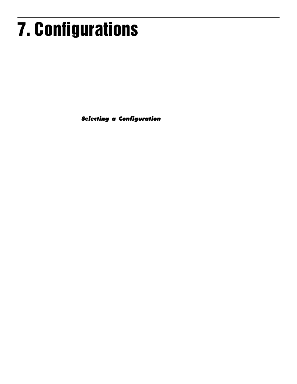 Configurations | Rocktron Intellifex On-Line User Manual | Page 24 / 58
