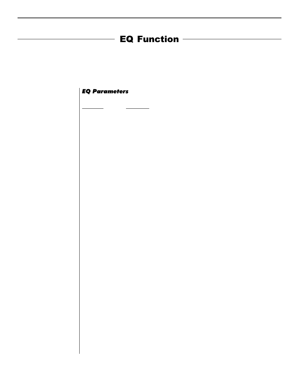 Eq function | Rocktron Intellifex XL User Manual | Page 14 / 58