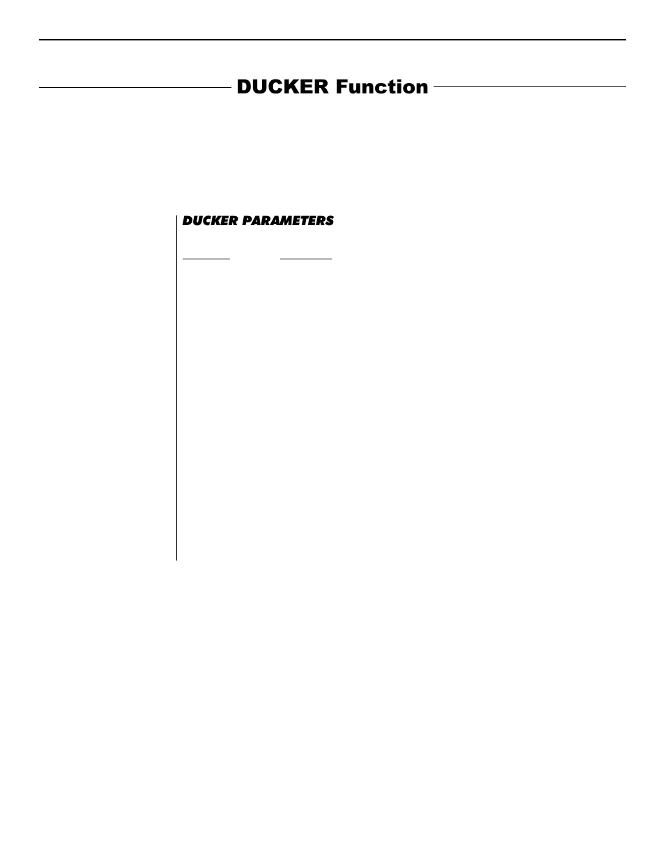 Ducker function, Voice/dly function | Rocktron Intellifex XL User Manual | Page 20 / 58