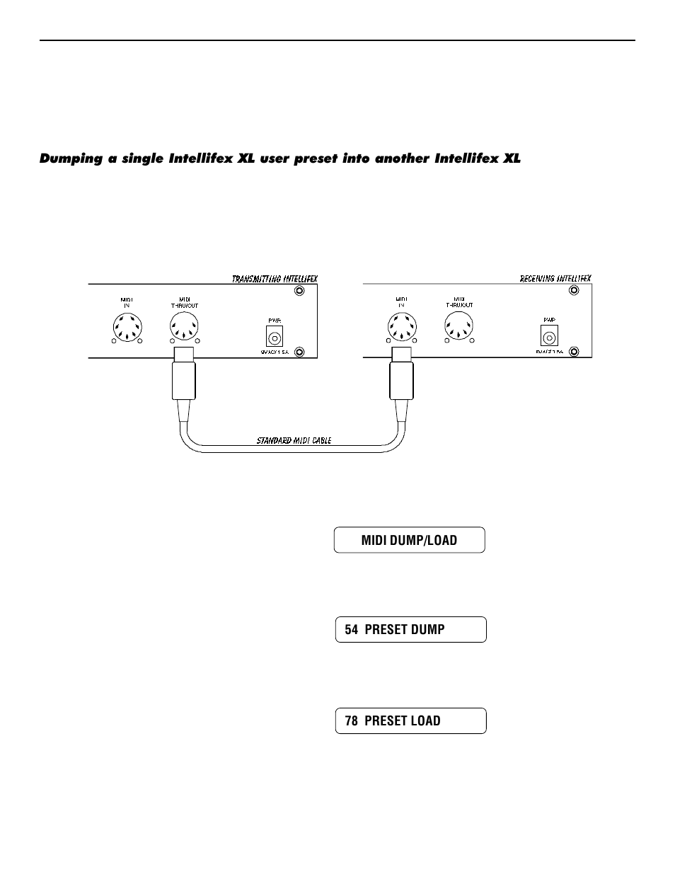 D. midi dump/load | Rocktron Intellifex XL User Manual | Page 50 / 58