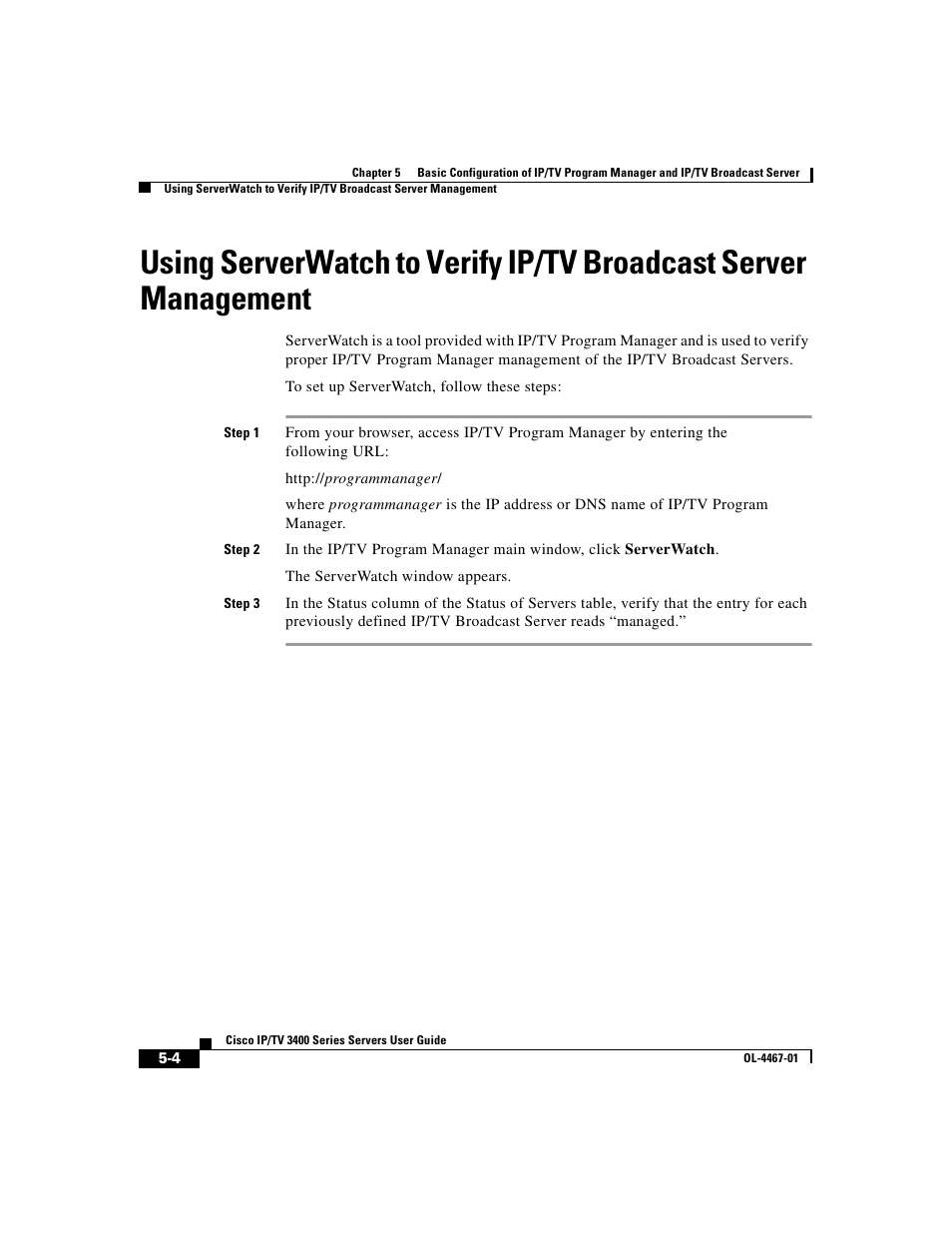 Cisco IP/TV 3400 Series User Manual | Page 104 / 126