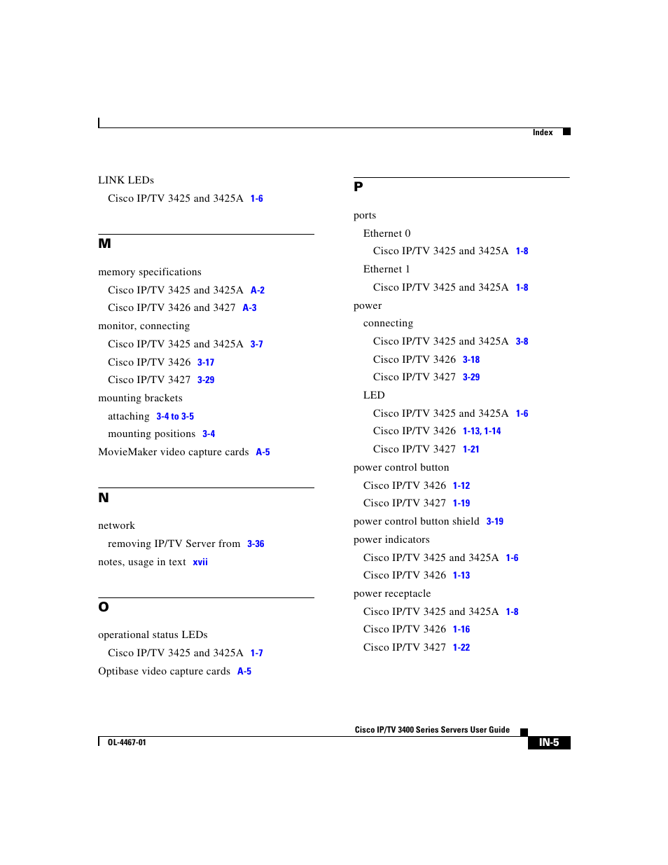 Cisco IP/TV 3400 Series User Manual | Page 123 / 126