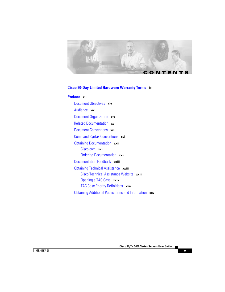 Cisco IP/TV 3400 Series User Manual | Page 5 / 126