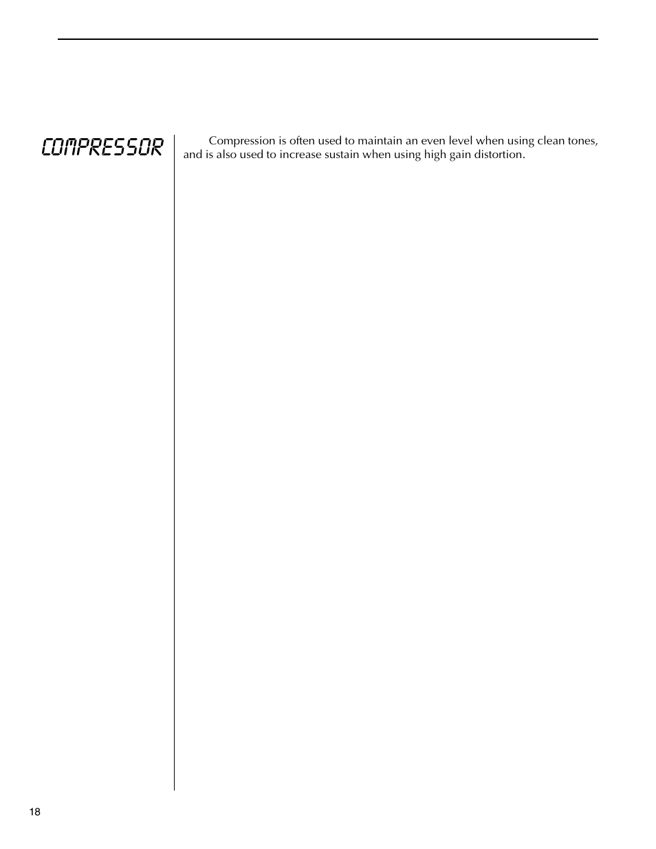 Compressor function, Compressor, Function | Rocktron Replifex User Manual | Page 21 / 76