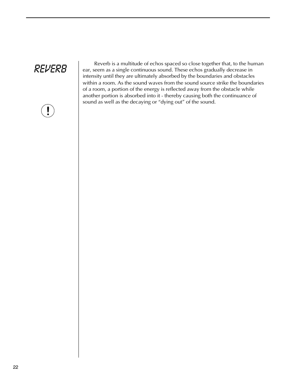 Reverb function, Reverb, Function | Rocktron Replifex User Manual | Page 25 / 76