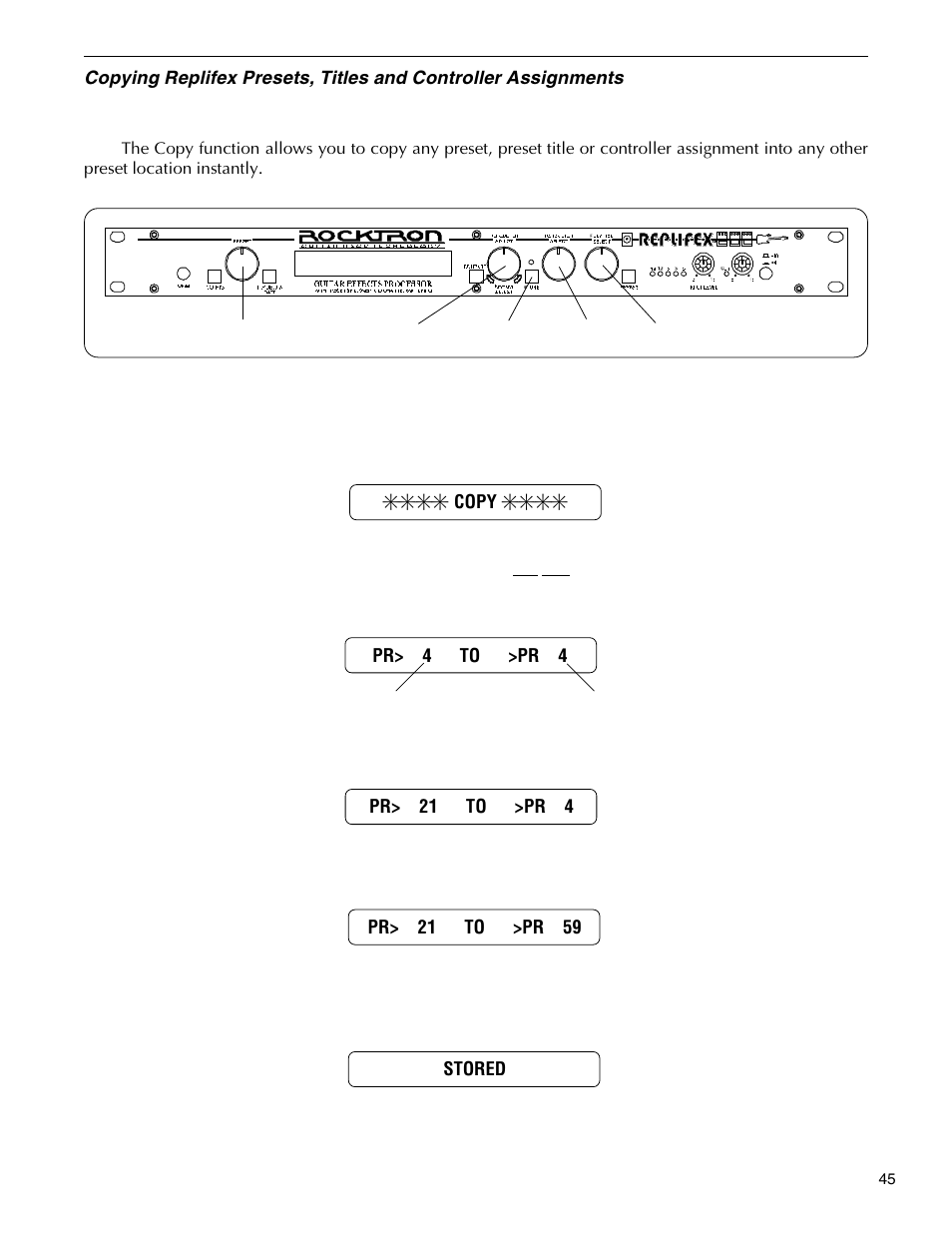 Rocktron Replifex User Manual | Page 48 / 76