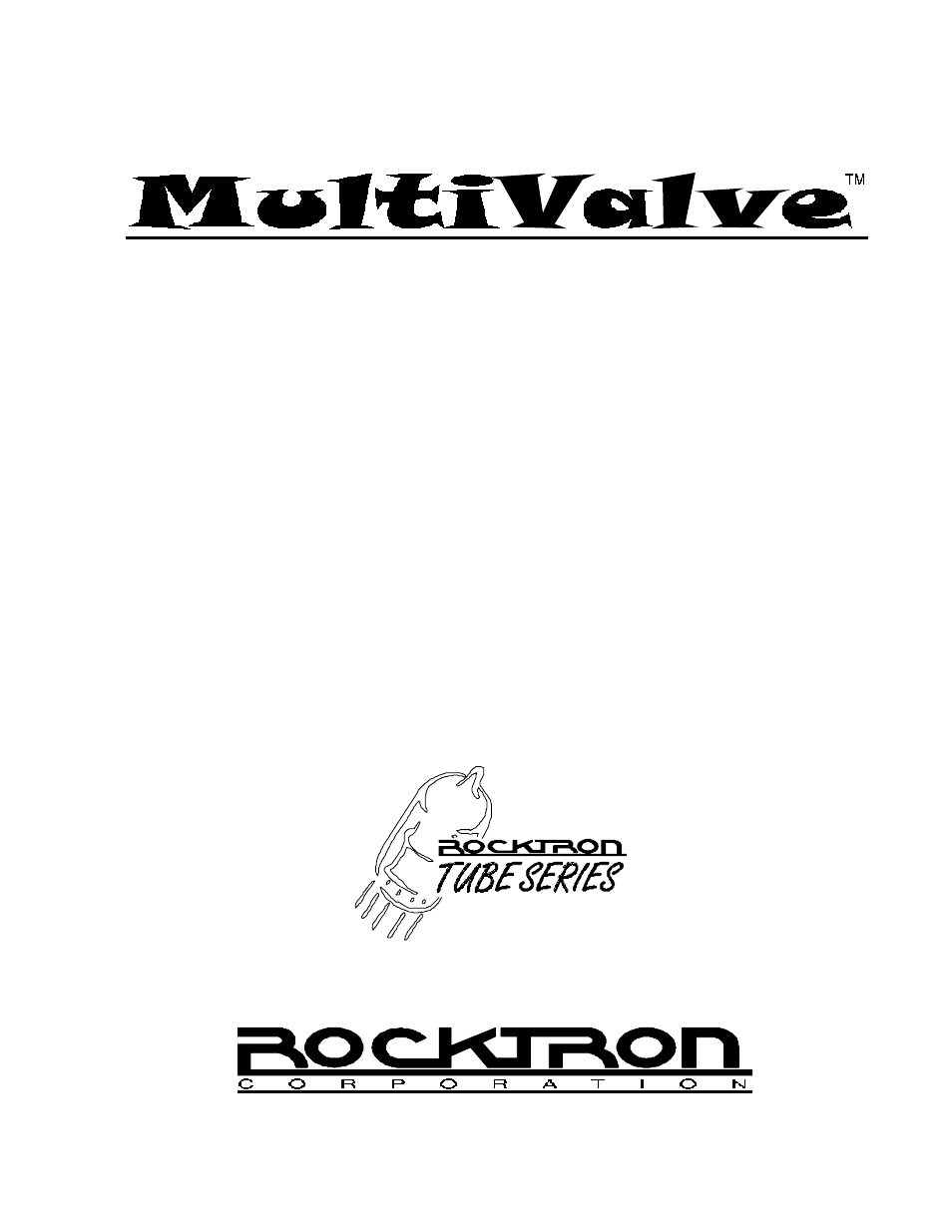 Rocktron MultiValve User Manual | 76 pages