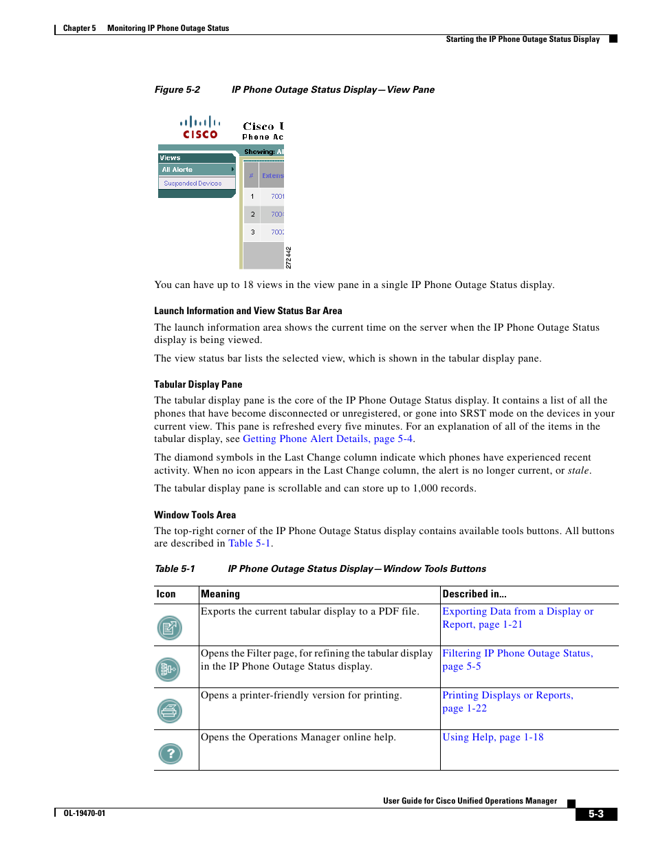 Figure 5-2, Ne. see, Tabular | Launch, Window | Cisco OL-19470-01 User Manual | Page 3 / 6