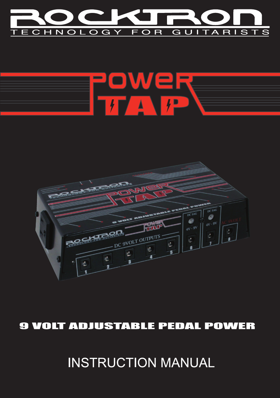 Rocktron PowerTap Pedal User Manual | 12 pages