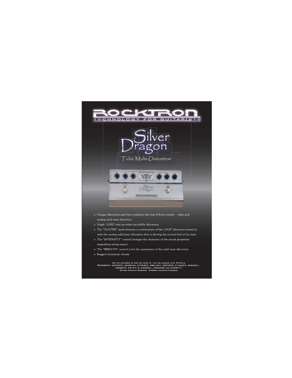 Rocktron Silver Dragon User Manual | 16 pages