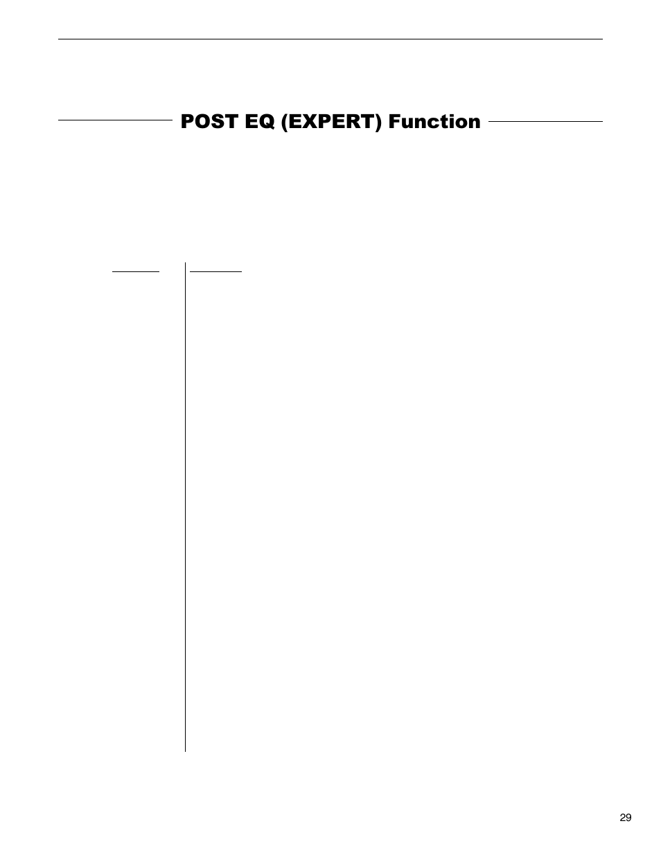 Post eq (expert) function | Rocktron Taboo Twin User Manual | Page 32 / 75