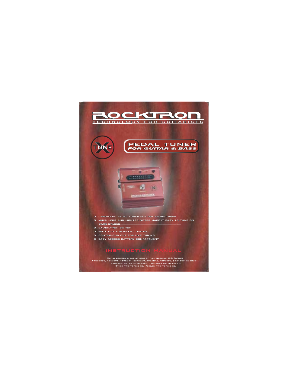 Rocktron X-Tune User Manual | 20 pages