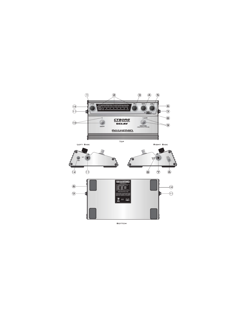 Rocktron Cyborg Delay User Manual | Page 8 / 24