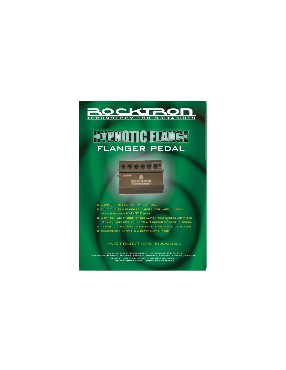 Rocktron Hypnotic Flange User Manual | 24 pages