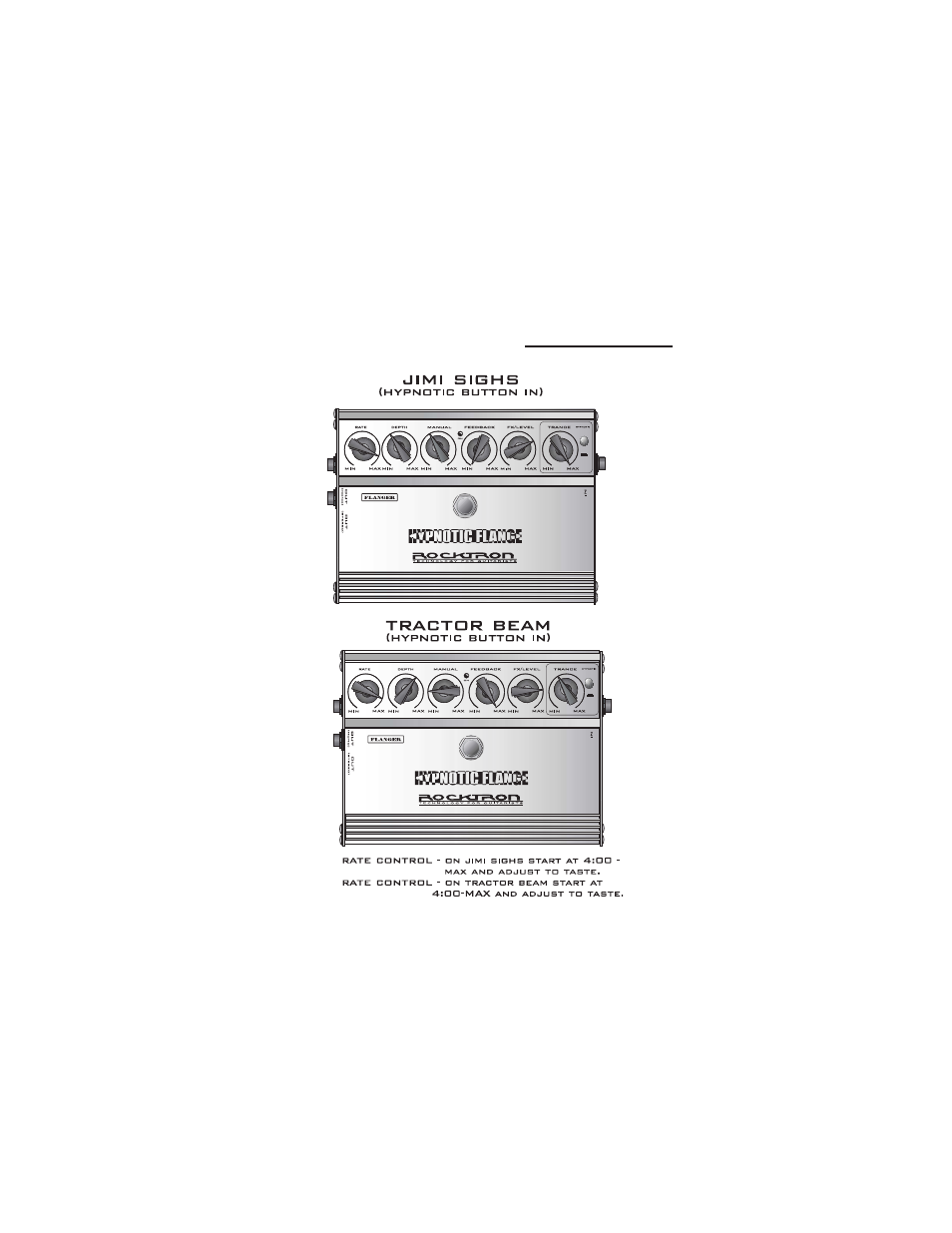 Rocktron Hypnotic Flange User Manual | Page 17 / 24