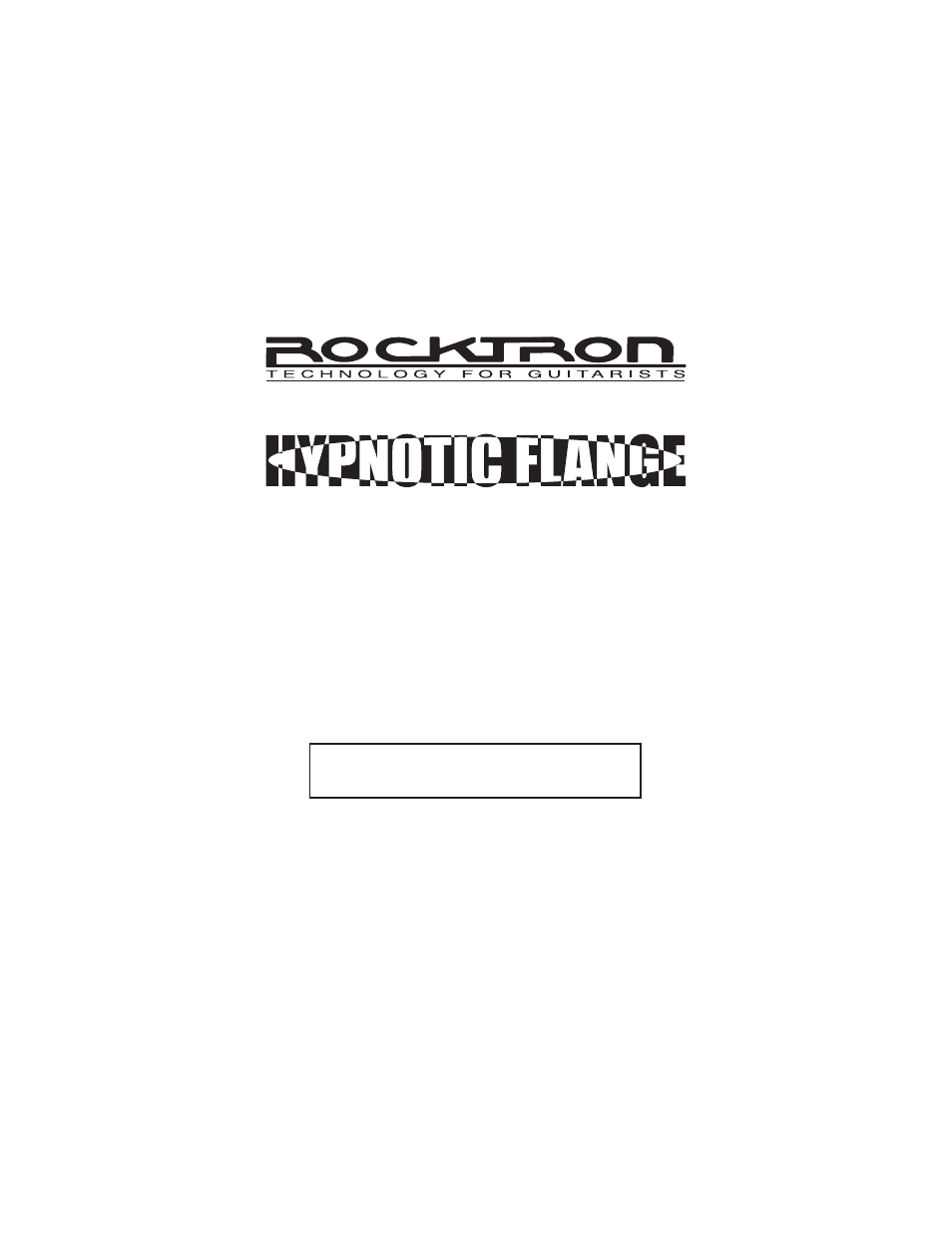 Rocktron Hypnotic Flange User Manual | Page 24 / 24