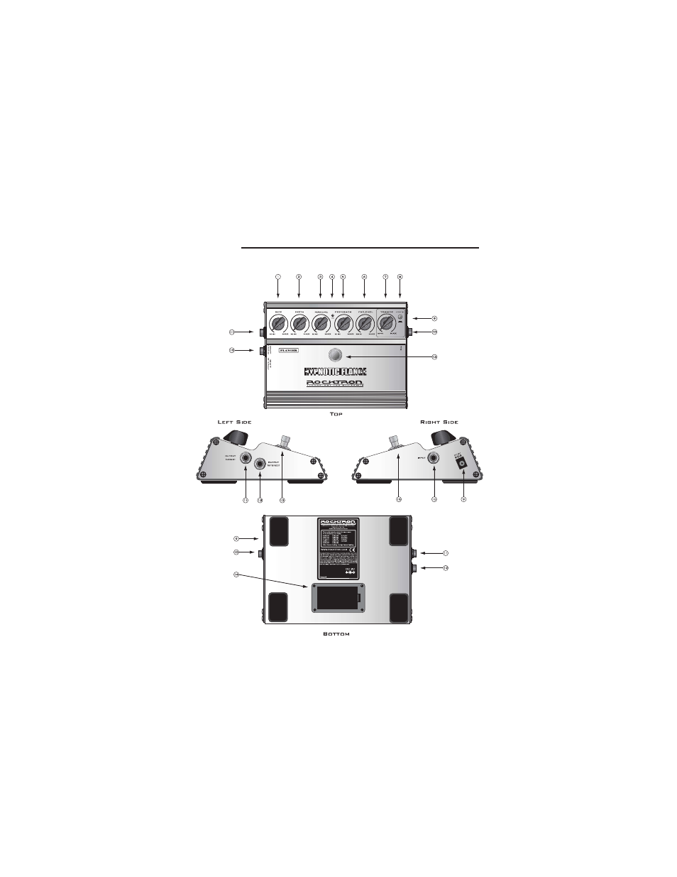 Rocktron Hypnotic Flange User Manual | Page 8 / 24