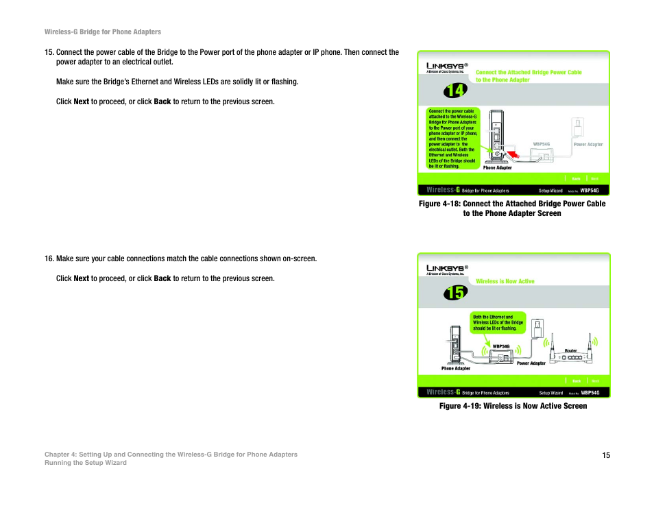 Cisco WIRELESS-G WBP54G User Manual | Page 20 / 55