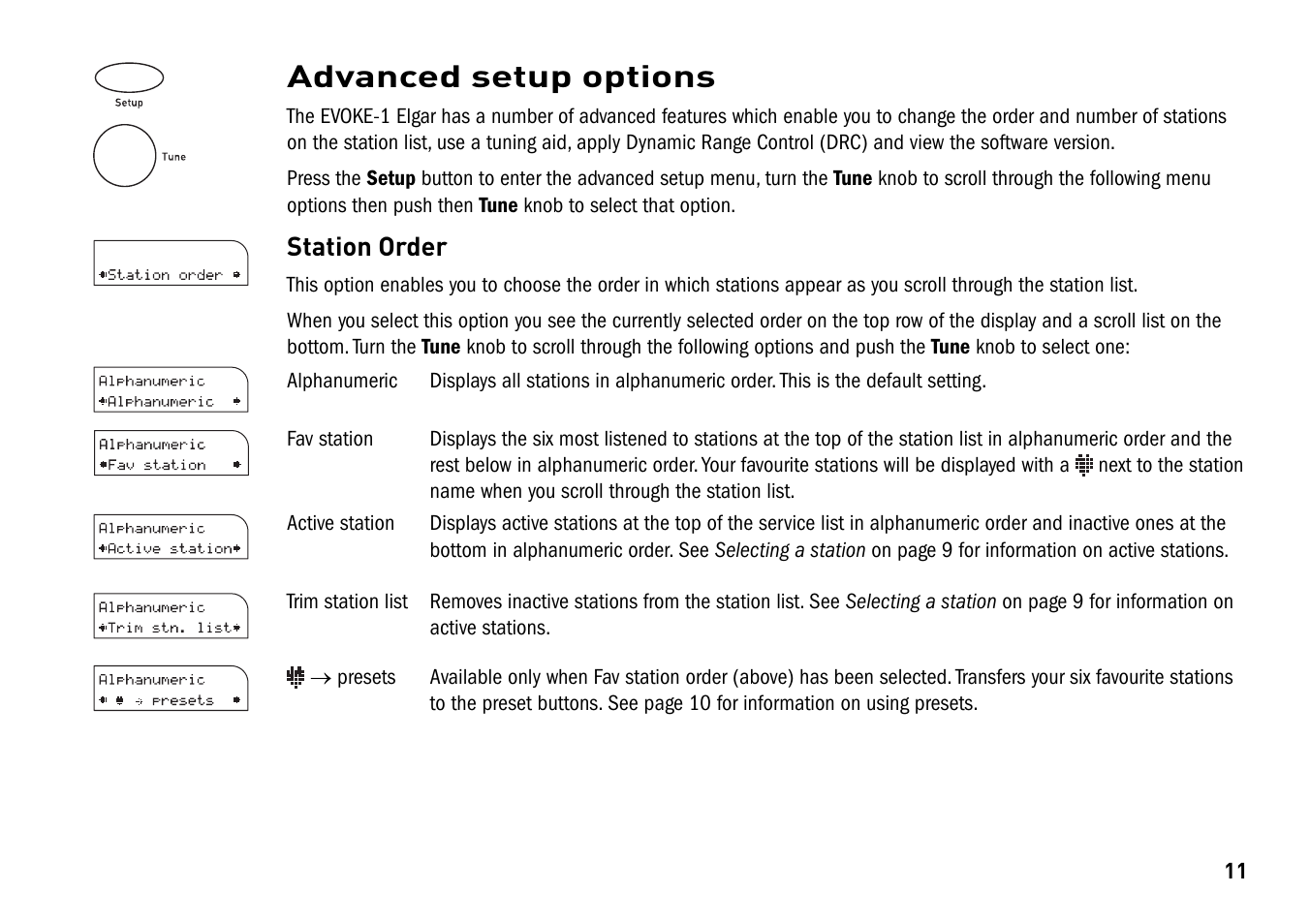 Advanced setup options | Pure Elgar EVOKE-1 User Manual | Page 15 / 24