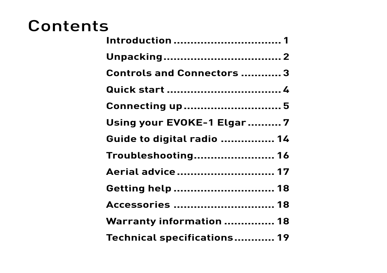 Pure Elgar EVOKE-1 User Manual | Page 3 / 24