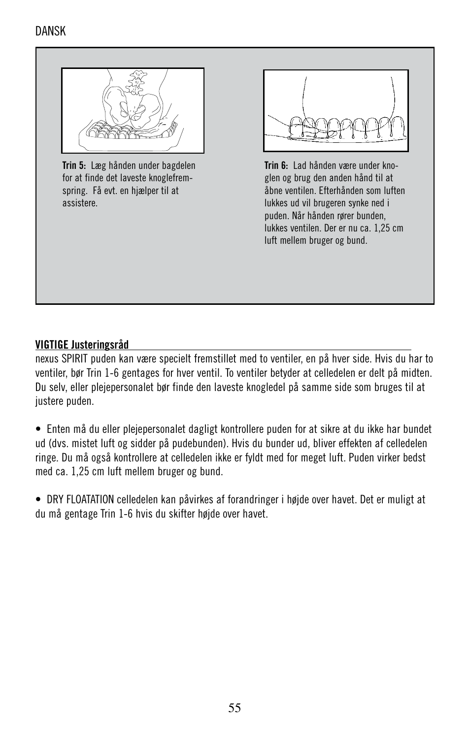 ROHO nexus SPIRI cushion User Manual | Page 56 / 92