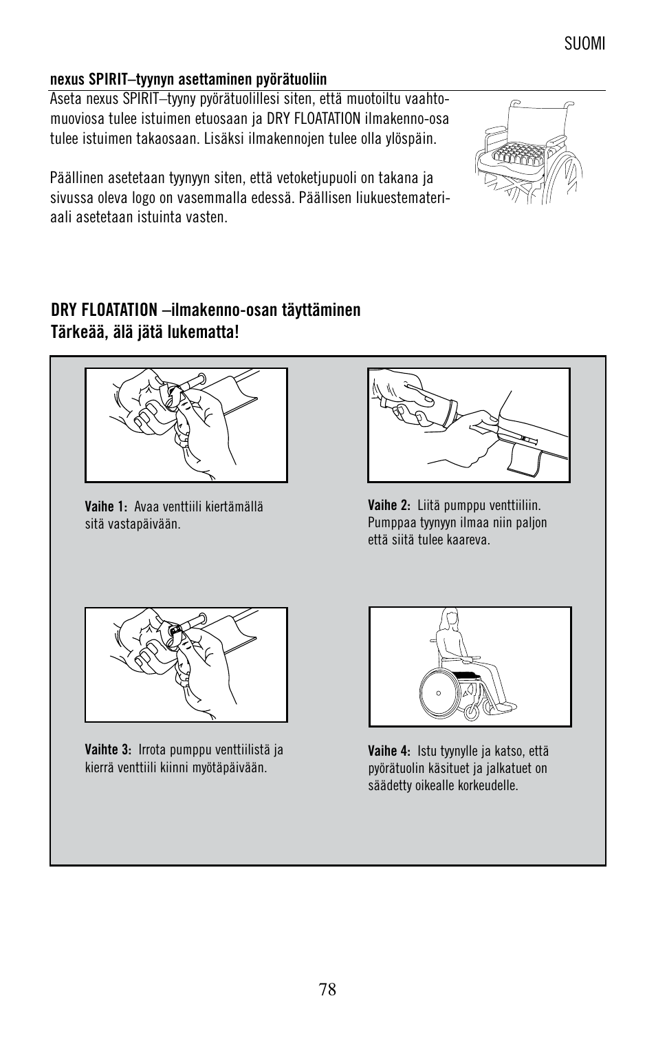 ROHO nexus SPIRI cushion User Manual | Page 79 / 92