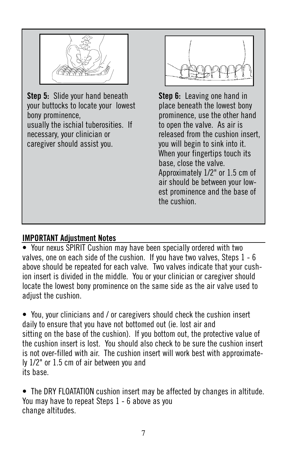 ROHO nexus SPIRI cushion User Manual | Page 8 / 92