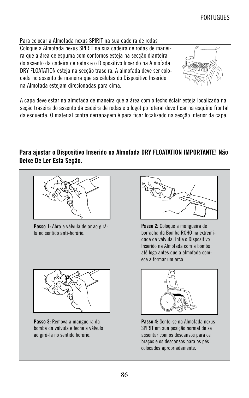 ROHO nexus SPIRI cushion User Manual | Page 87 / 92