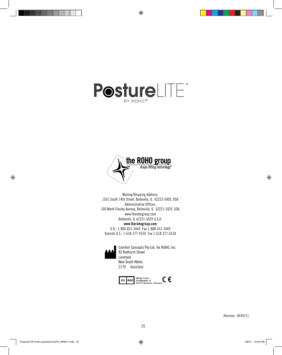 ROHO PostureLit cushion User Manual | Page 27 / 28