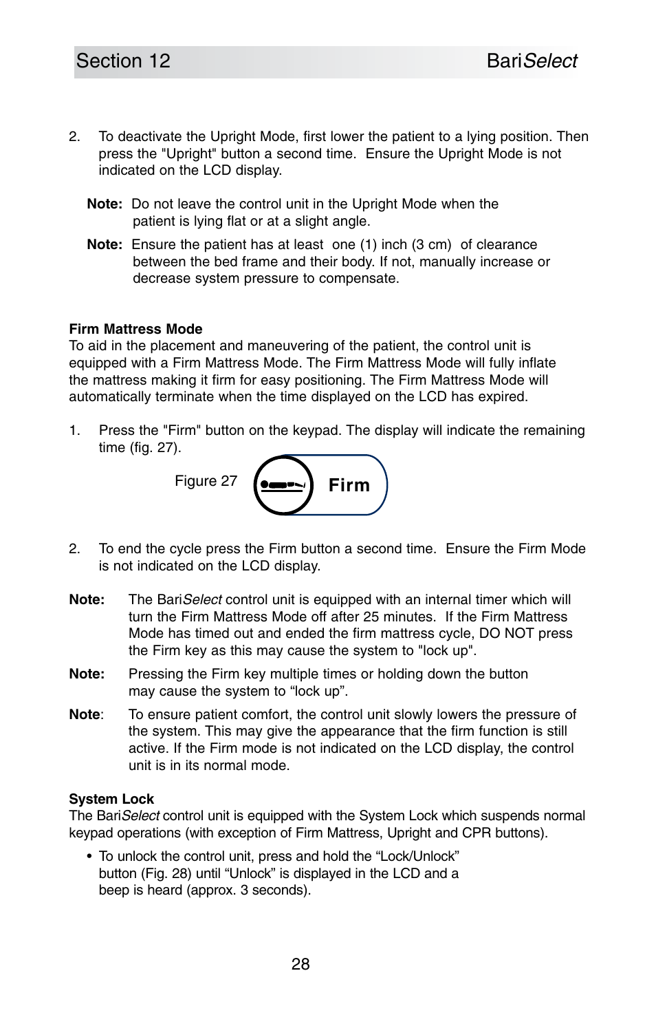 Firm | ROHO SelectAir MA mattress User Manual | Page 30 / 40