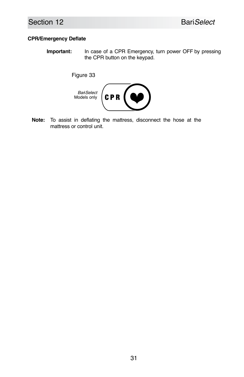 ROHO SelectAir MA mattress User Manual | Page 33 / 40
