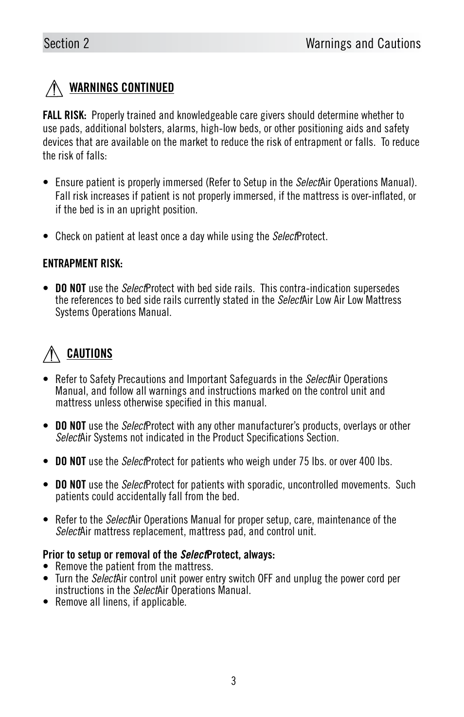 ROHO SelectProtec safety enhancement system User Manual | Page 4 / 13