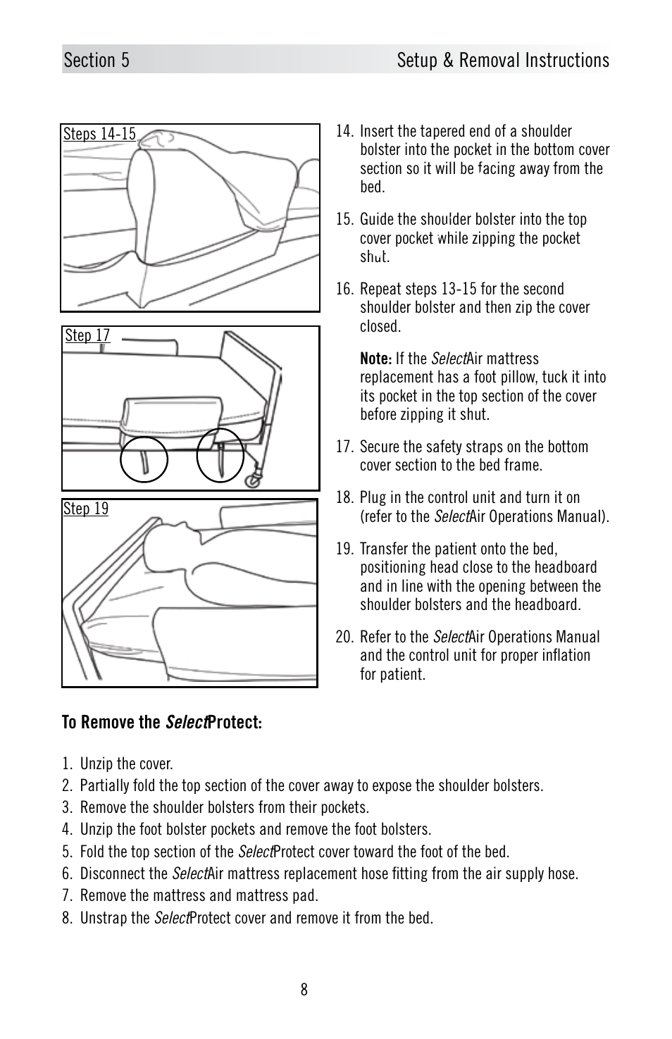 ROHO SelectProtec safety enhancement system User Manual | Page 9 / 13