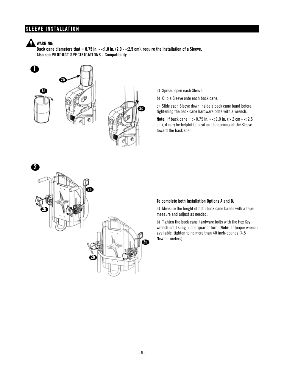 ROHO AGILIT Fixed Hardware User Manual | Page 6 / 8